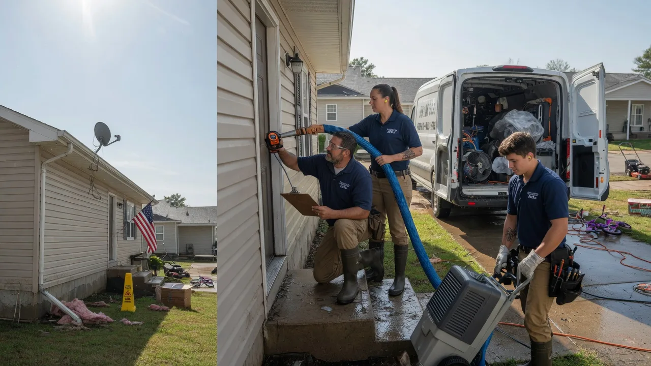 Ceiling Water Damage Restoration in Center Line, MI near me